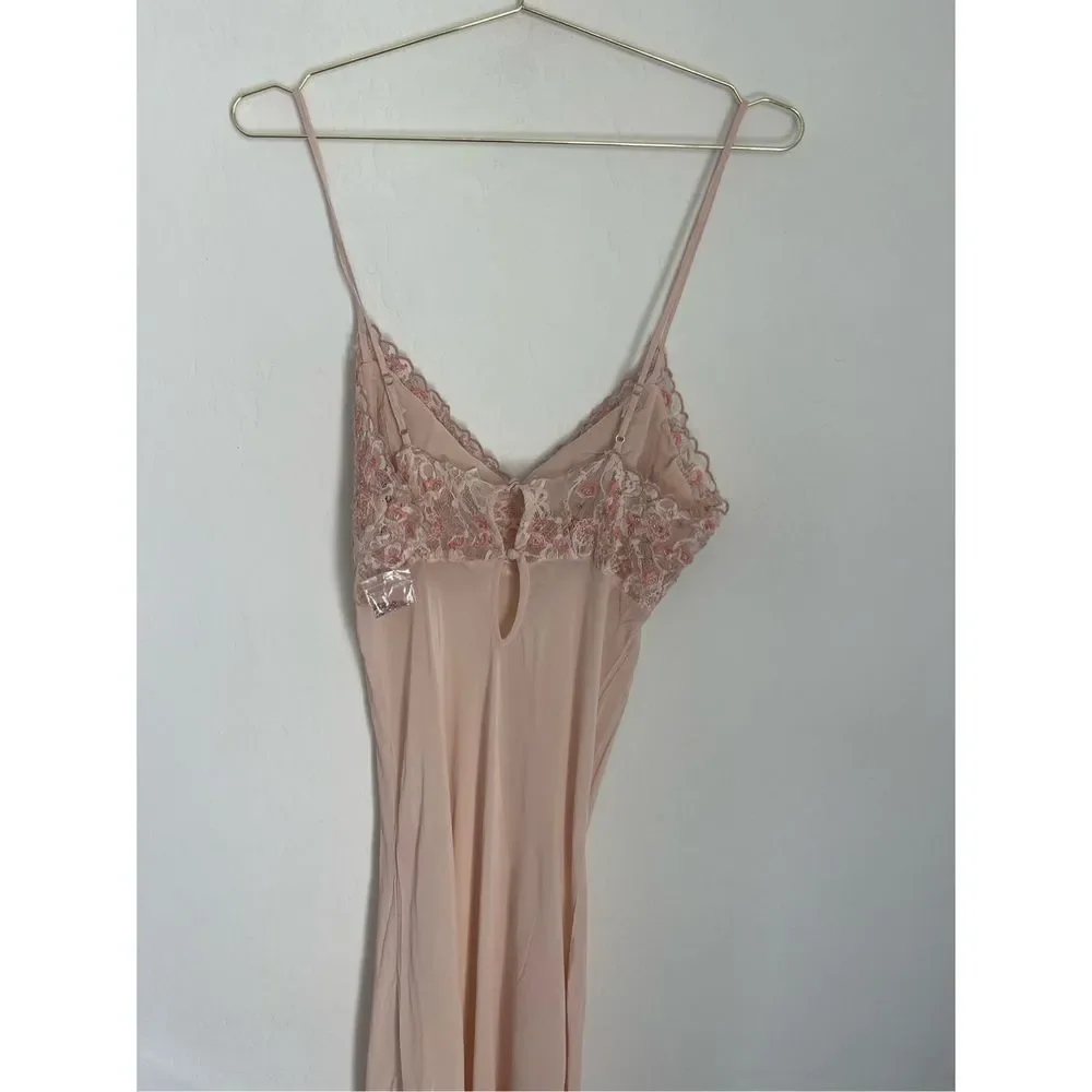 INTIMATELY FREE PEOPLE Midnight Magic Beaded Maxi Slip Size Large NWOT - Picture 4 of 7